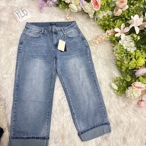 Flamingals straight leg stretchy denim jeans size FL6 (90)